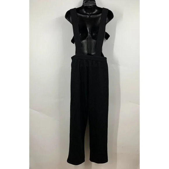 Dra Los Angeles Women's Cotton Tie Front Overalls Jumpsuit Size S - Picture 2 of 16